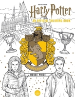 Harry Potter: Hufflepuff House Pride: The Official Coloring Book: (Gifts Books for Harry Potter Fans, Adult Coloring Books) 1647224608 Book Cover