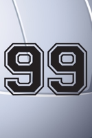 99 Journal: A Volleyball Jersey Number #99 Ninety Nine Notebook For Writing And Notes: Great Personalized Gift For All Players, Coaches, And Fans (Black White Grey Seam Ball Print) 1712272837 Book Cover