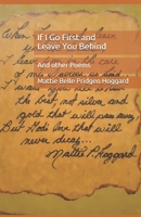 If I Go First and Leave You Behind: And other Poems B08P5YFWYZ Book Cover