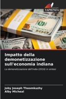 Impatto della demonetizzazione sull'economia indiana 6207339053 Book Cover