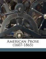 American prose (1607-1865) (Short story index reprint series) 1296966682 Book Cover