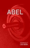 Abel: Blank Daily Health Fitness Workout Log Book | Track Exercise Type, Sets, Reps, Weight, Cardio, Calories, Distance & Time | Record Stretches ... First Name Initial A Red Dumbbell Cover 1655023918 Book Cover