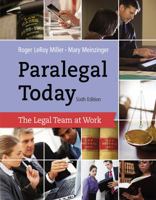 West's Paralegal Today: The Legal Team At Work 0314054359 Book Cover