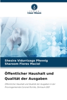 Öffentlicher Haushalt und Qualität der Ausgaben 6205854082 Book Cover
