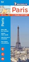 Michelin Paris Street Map + Index Map 54 2067211560 Book Cover