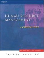 Human Resources Management: A Critical Text, 3e: A Critical Text 1861526059 Book Cover