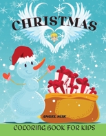 Christmas colouring book: Easy Christmas Colouring Book for kids Perfect gift for boys and girls 1915207096 Book Cover
