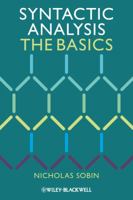 Syntactic Analysis: The Basics 1444335073 Book Cover