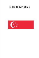 Singapore: Country Flag A5 Notebook to write in with 120 pages 1698368542 Book Cover