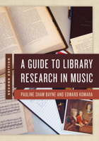 A Guide to Library Research in Music 0810862115 Book Cover