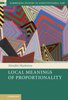 Local Meanings of Proportionality 1108995101 Book Cover