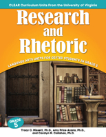 Research and Rhetoric: Language Arts Units for Gifted Students in Grade 5 1618214713 Book Cover
