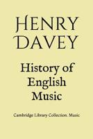 History of English Music 1021405752 Book Cover