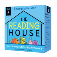 The Reading House Set 5: Short Vowels and Reading for Fluency 0525571329 Book Cover