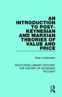 An introduction to post-Keynesian and Marxian theories of value and price 1138292044 Book Cover