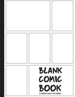 Comics Books(blank Comic Book): Large Print 8.5x11 Over 100 Pages, Create by Yourself, for Drawing Your Own Comic Book with This Comic Journal - (Comic Book Pages) Vol.7: Blank Comic Books 1541146255 Book Cover