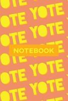 Notebook: Yote Yellow Orange Typography Meme Pattern 1091131384 Book Cover