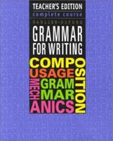 Grammar for Writing: Complete Course by Sadlier-Oxford, Teacher's Edition 0821503227 Book Cover