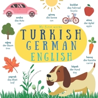 My First Words | Turkish German English | Multilingual Picture Book For Kids: Türkçe Almanca Ingilizce Çocuklar Için Resimli Kitap B09SBP3NWW Book Cover