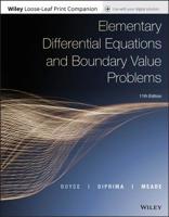 Elementary Differential Equations and Boundary Value Problems 1119443768 Book Cover