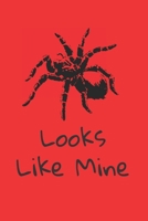 Looks Like Mine  red tarantula notebook: 6 x 9, 100 lined pages 1675754527 Book Cover