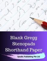 Blank Gregg Stenopads Shorthand Paper Notebook 1076358683 Book Cover