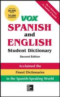 Vox Spanish and English Student Dictionary, Hardcover, 2nd Edition 007181664X Book Cover