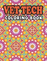 Vet Tech Coloring Book B093RZJKTN Book Cover