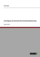 Due Diligence als Instrument der Unternehmensbewertung 3640862406 Book Cover