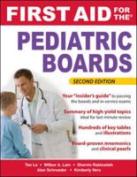 First Aid for the Pediatric Boards 007142167X Book Cover
