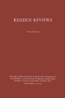 Residue Reviews, Volume 50 1461585031 Book Cover