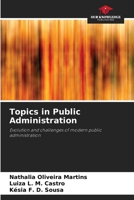 Topics in Public Administration 6208182417 Book Cover