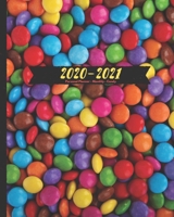 2020-2021 Personal Planner - Monthly - Candy: Simple Calendar and Organizer 1695874552 Book Cover