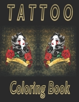 Realistic Tattoos Coloring Book for Adults: Pretty Tattoo Designs: Scary Tatts: Horror Realistic Ink Designs and Body Art. B08TZMKFYJ Book Cover