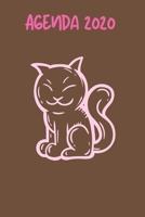 Agenda 2020: Hebdomadaire 1 Semaine par page Format A5 | Janvier 2020 à Décembre 2020 | Planificateur Organiseur Semainier avec Calendrier et Carnet ... Pour les Amoureux des Chats (French Edition) 1711294985 Book Cover
