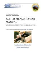 Water Measurement Manual 3rd Edition, Revised Reprint 1539692108 Book Cover
