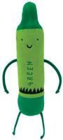 MerryMakers The Day The Crayons Quit Plush Figure, Green, 12" 1579824196 Book Cover