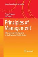 Principles of Management: Efficiency and Effectiveness in the Private and Public Sector 3319890077 Book Cover
