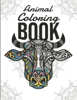 Animal Coloring Book: Coloring book for adults and adolescents | Mandalas | Anti-stress, relaxation, relaxation | Large format B08L5VQZXF Book Cover