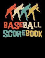 Baseball Scorebook: 100 Scorecards For Baseball and Softball Games (8.5x11) 1093650206 Book Cover