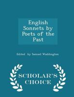 English Sonnets by Poets of the Past 1017884390 Book Cover