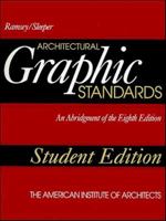 Architectural Graphic Standards, Student Edition, 8th Edition 047101284X Book Cover