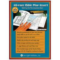 Bible Map Insert (Find Every Place Mentioned in the Bible) 1888330058 Book Cover