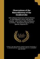 Observations of the Naturalhistory of the Swallowtribe 1372502424 Book Cover