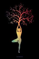 Notebook: Yoga Lehrer Sch�ler Notizbuch Reisetagebuch f�r Meditation Training M�dchen I Kundalini Chakra Tree Zen Mandala Sat Nam Buddhist Geschenk Buddah Spr�che Tagebuch Heft Memo Notizen Block Heft 1072909472 Book Cover