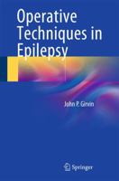 Operative Techniques in Epilepsy 3319109200 Book Cover