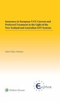 Insurance in European Vat: Current and Preferred Treatment in the Light of the New Zealand and Australian Gst Systems 9041183604 Book Cover