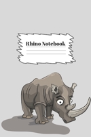 Rhino Notebook: Rhino gifts for men, women and rhino lovers | Lined notebook/journal 1706811942 Book Cover