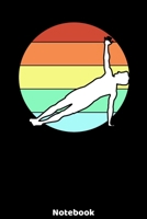 Notebook: Yoga Silhouette Design with120 ruled Pages 6'x9'. Journal for Yoga Teacher, Students, Fans and Lovers. Writing Book for your training, your ... for Meditation Fans and Lovers of Namaste. 1674298218 Book Cover