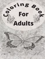Coloring Book for Adults | 50 picture outline | Animals | Forest Fairy | Butterflies B0CJLL13PZ Book Cover